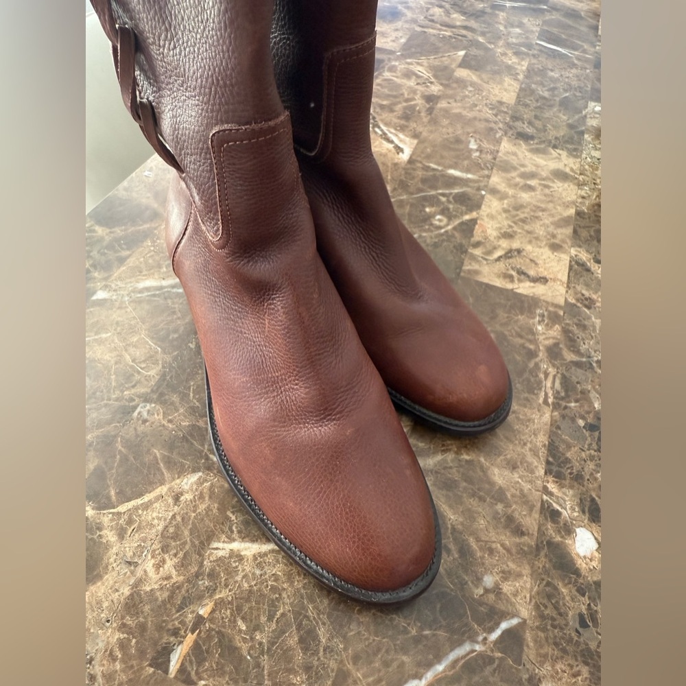 ANTONIO MELANI Tan Over the Knee Boots - Picture 6 of 13